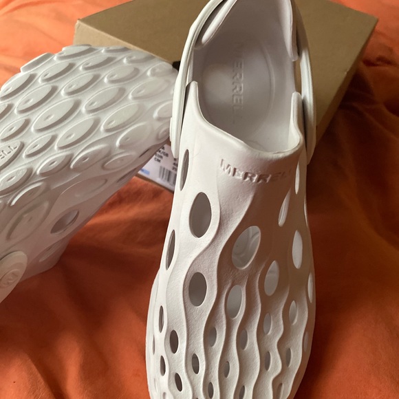 NWB Womens 8.5 Merrell White Hydromocs - Picture 11 of 13